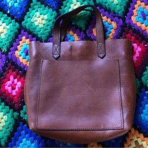 Madewell Tan Leather Crossbody Bag